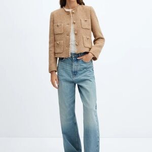 Stylish Camel Lady Jacket